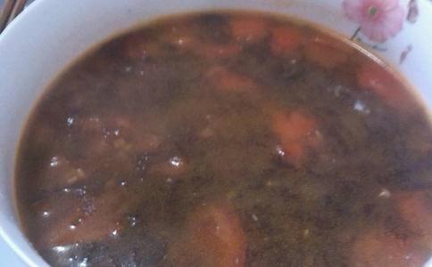 番茄芦笋紫菜汤的做法
